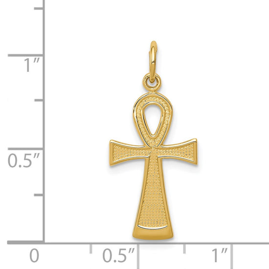 Gold Ankh Cross Pendant