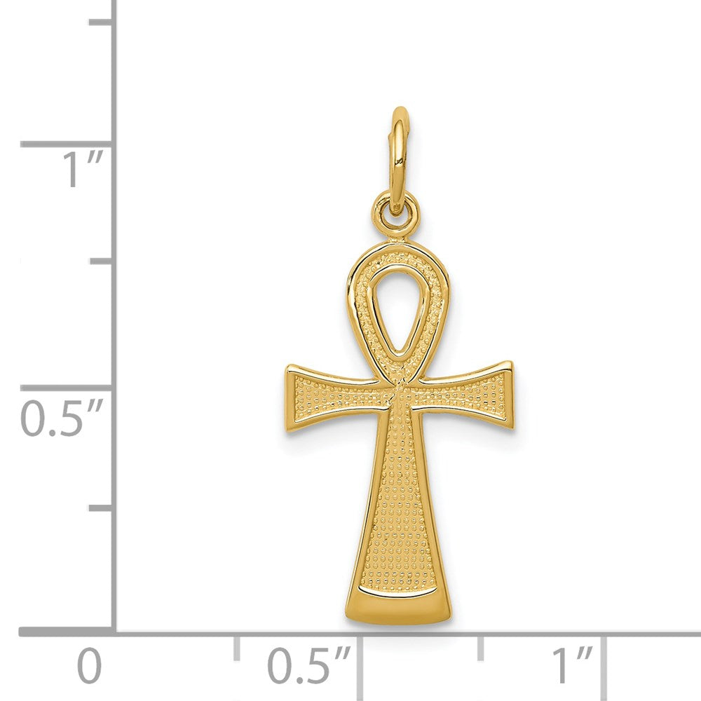Gold Ankh Cross Pendant