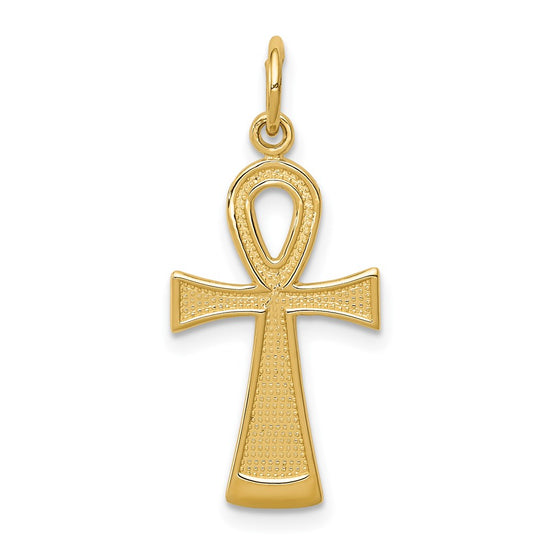 Gold Ankh Cross Pendant