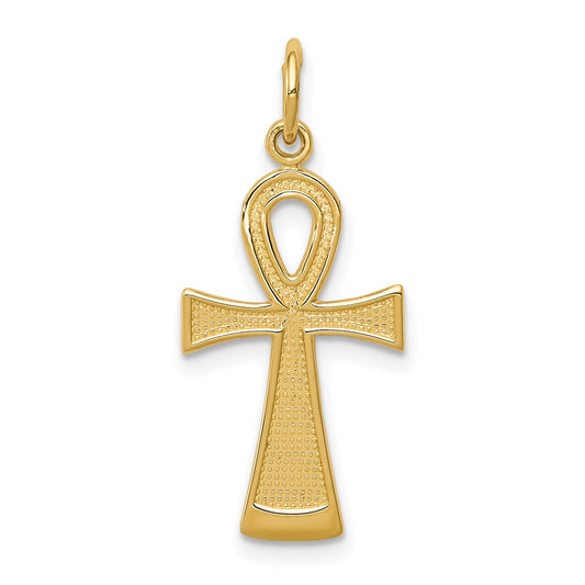 Gold Ankh Cross Pendant