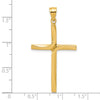 14k Polished Cross Pendant