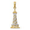 Gold Polished Lighthouse Pendants