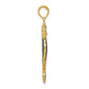 Gold Polished Seahorse Pendants