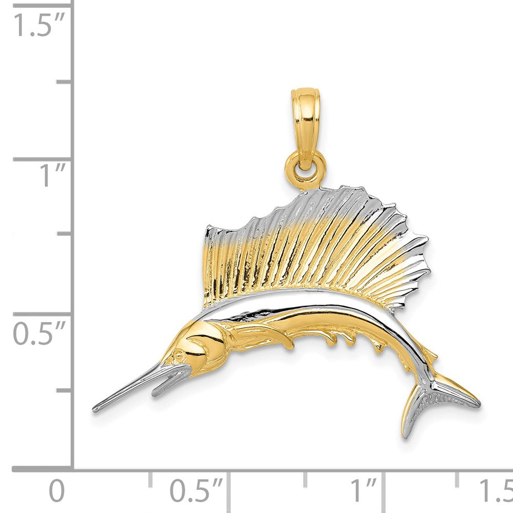 Gold Polished Fish Pendants