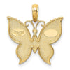 Gold Polished Butterfly Pendants