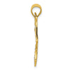 Gold Polished Dragonfly Pendants