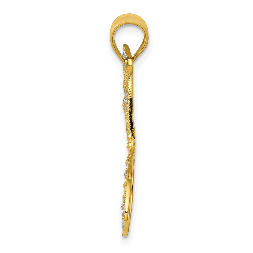 Gold Polished Dragonfly Pendants