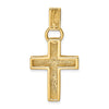 Gold Polished Latin Cross Pendant