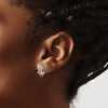 Gold Anchor Post Earrings