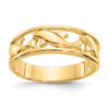 Gold Polished Dolphin Rings