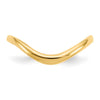 Gold Polished Wave Thumb Rings