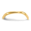 Gold Polished Wave Thumb Rings