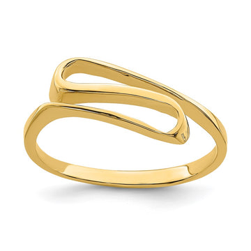 14K Swirl Ring