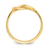 Gold Polished Knot Rings