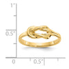 Gold Polished Knot Rings