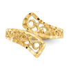 Gold Polished Swirl Rings