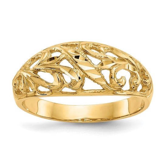 Gold Polished Fancy Rings
