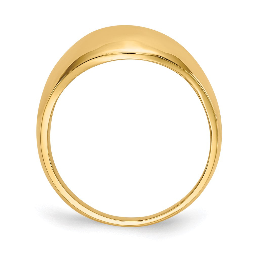 Gold Polished Classic Rings