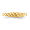 Gold Polished Valley Dome Rings