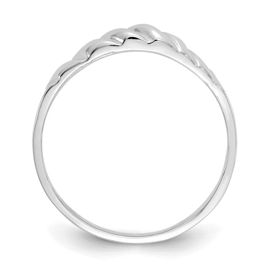 Gold Polished Valley Dome Rings