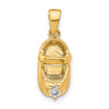 Birthstone Engraveable Baby Shoe Charms
