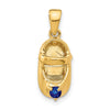 Birthstone Engraveable Baby Shoe Charms