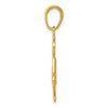 14k #1 DAD Charm