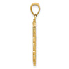 Gold DAD Gold Nugget Dog Tag Charm