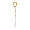 14k Flat Engravable Girl Charm