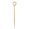 14k Flat Engravable Boy Charm