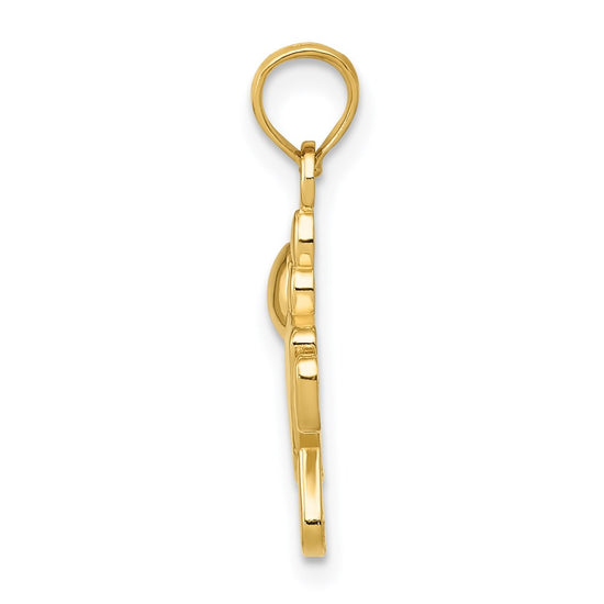 Gold Little Girl Charm
