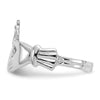 Gold Polished Claddagh Rings