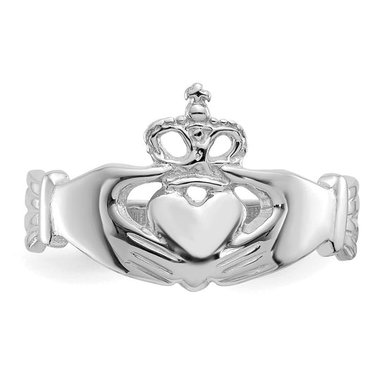 Gold Polished Claddagh Rings