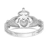Gold Polished Claddagh Rings