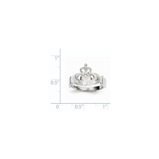 Gold Polished Claddagh Rings