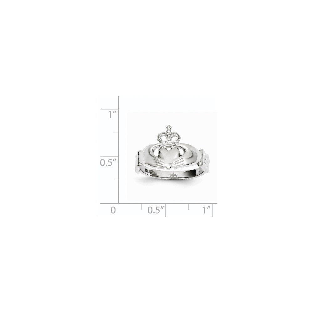 Gold Polished Claddagh Rings