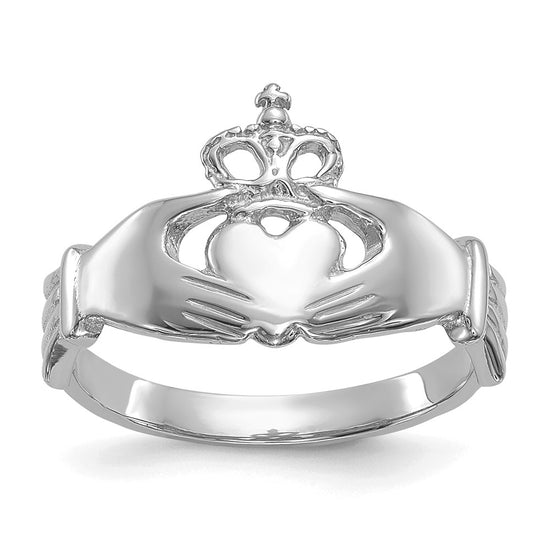 Gold Polished Claddagh Rings