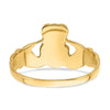 Gold Polished Claddagh Rings