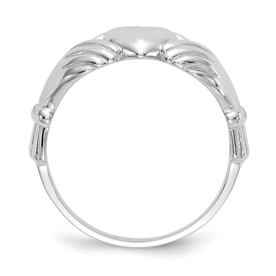 Gold Polished Claddagh Rings