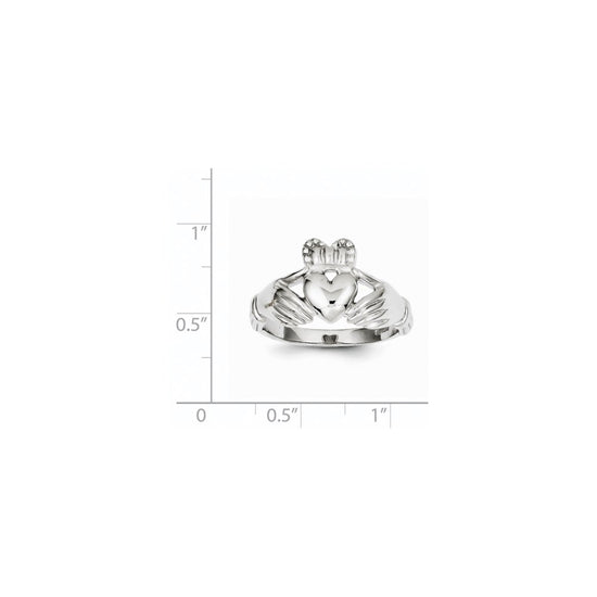 Gold Polished Claddagh Rings