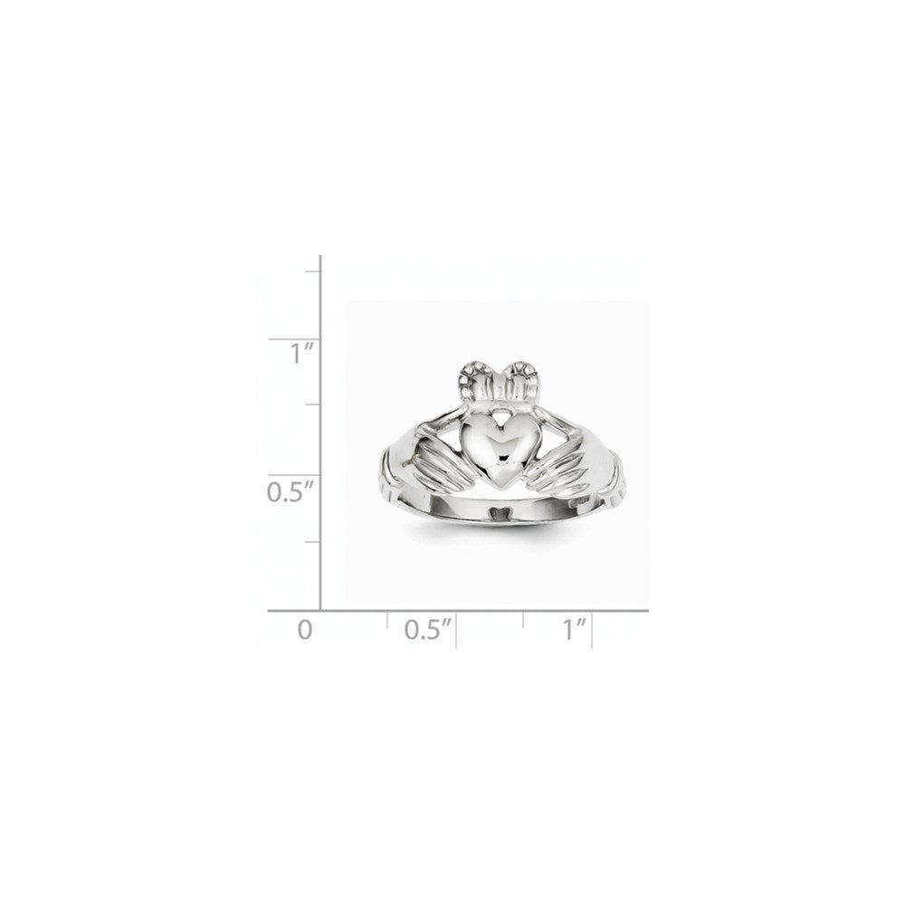 Gold Polished Claddagh Rings