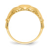 Gold Polished Claddagh Rings