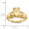 Gold Polished Claddagh Rings