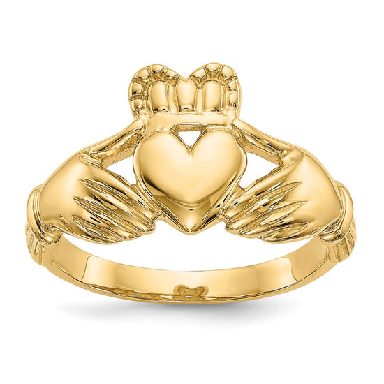 14k Men's Claddagh Ring