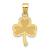 14k 3-Leaf Clover Pendant