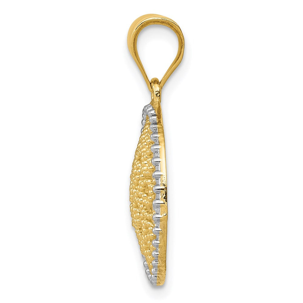 Gold Polished Filigree Pendants