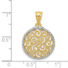 Gold Polished Filigree Pendants