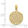 Gold Polished Filigree Pendants