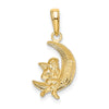 Gold Polished Celestial Pendants