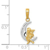 Gold Polished Celestial Pendants